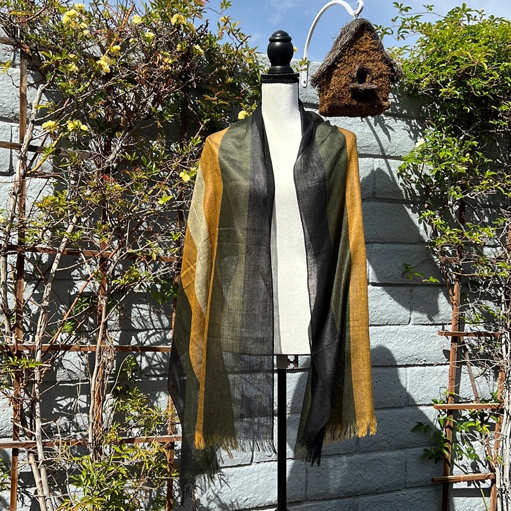 Handmade alpaca scarf from Brazil